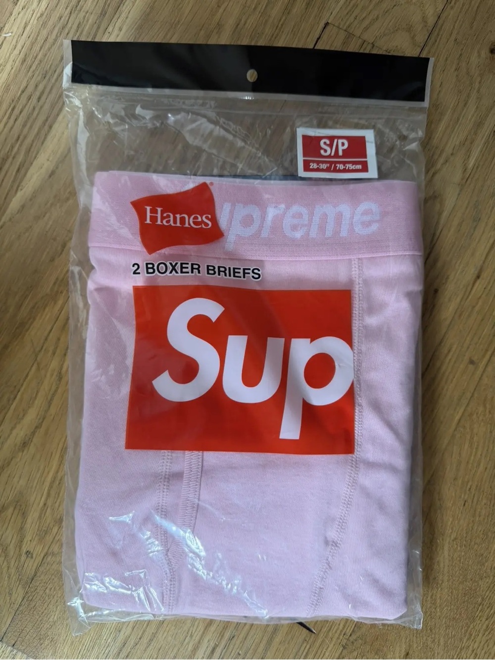Supreme x Hanes Pink Boxer Briefs - Men's Light Pink 2-Pack